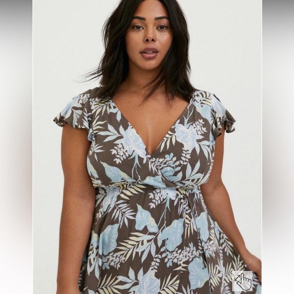Maxi Gauze Walk-Through Dress